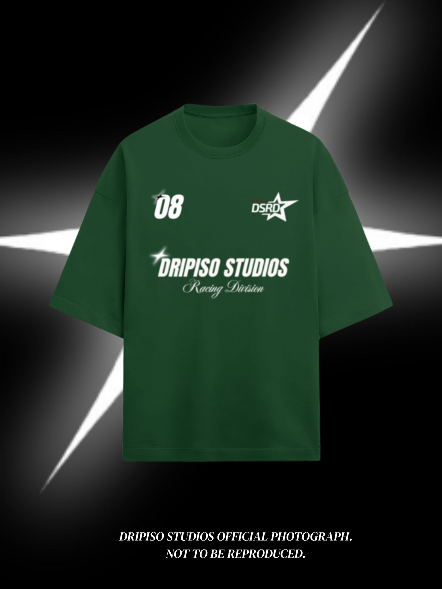 Dripiso Racing Division | Apex 08 premium cotton OVERSIZED TEE